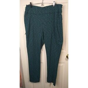 Duluth Trading Company NoGA Classic Leggings LX31  Deep Seaglass Space Dye...